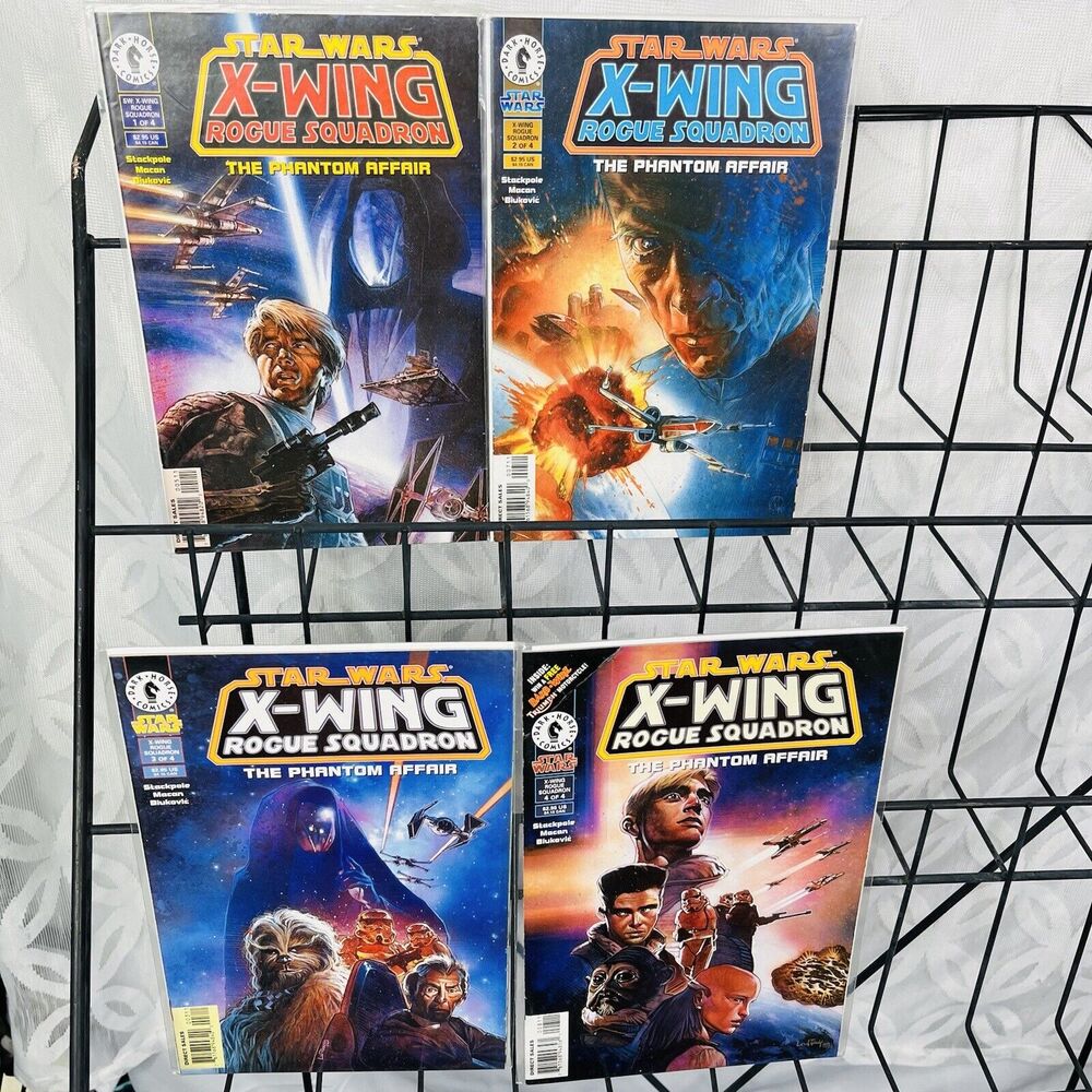Star Wars: X-Wing Rogue Squadron: The Phantom‎ Affair #1-4 Dark Horse Comics
